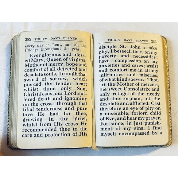 VTG 1939 Catholic Marriage Mass Devotion Book “Bless This Day O Lord” MOP Cover - Picture 5 of 12